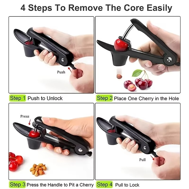 BowLift | Stainless Steel Cherry and Olive Pitter Tool