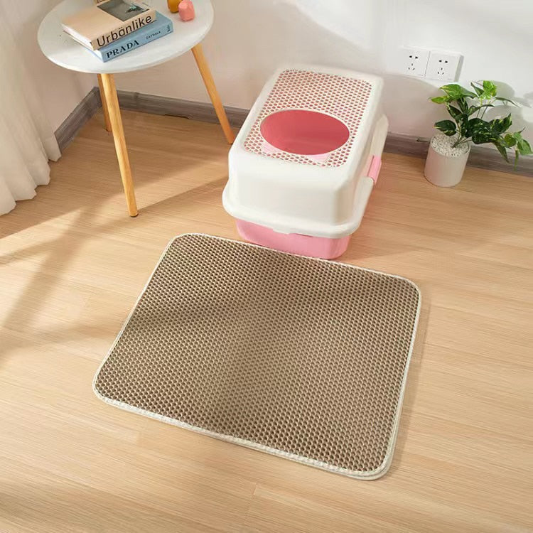 Stylish Cat Litter Mat for Dry Floors Bowlift