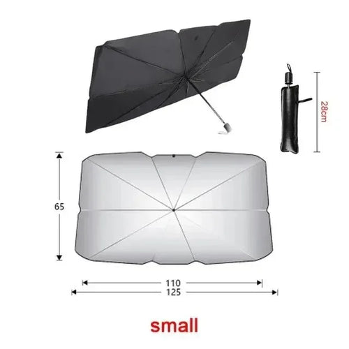 BowLift | Auto Sunshade SunFold | UV Protection & Heat Protection | Compact & Foldable | For SUV & Hatchback