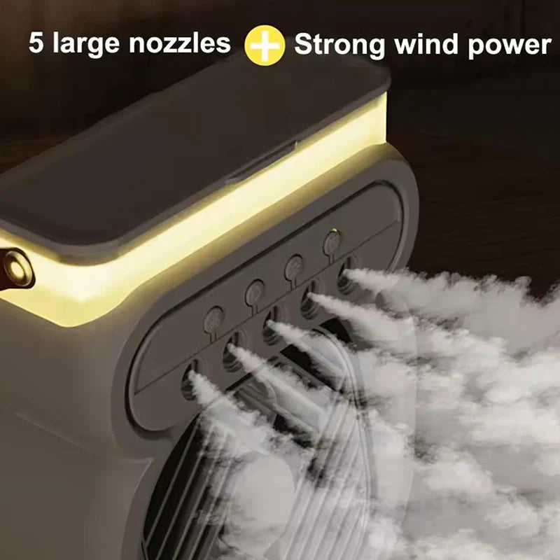 3in1 Air Cooler LED Night Lamp Humidifier Fan | Bowlift