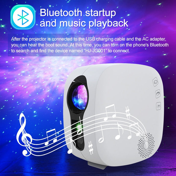 BowLift | Galaxy Glow Rotating Starry Sky Projector