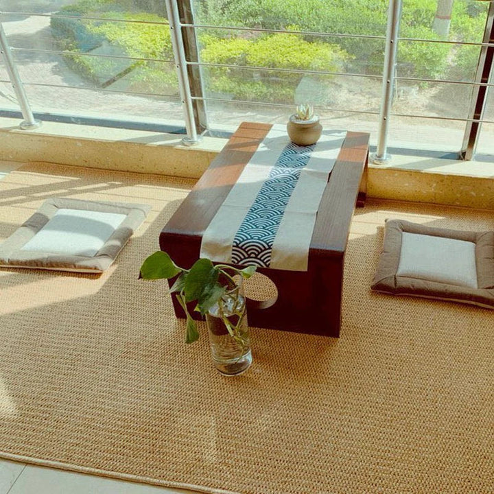 BowLift | Japanese Wabi Sabi Soft Rug Eco Friendly Anti-Crease for Living Room and Bedroom