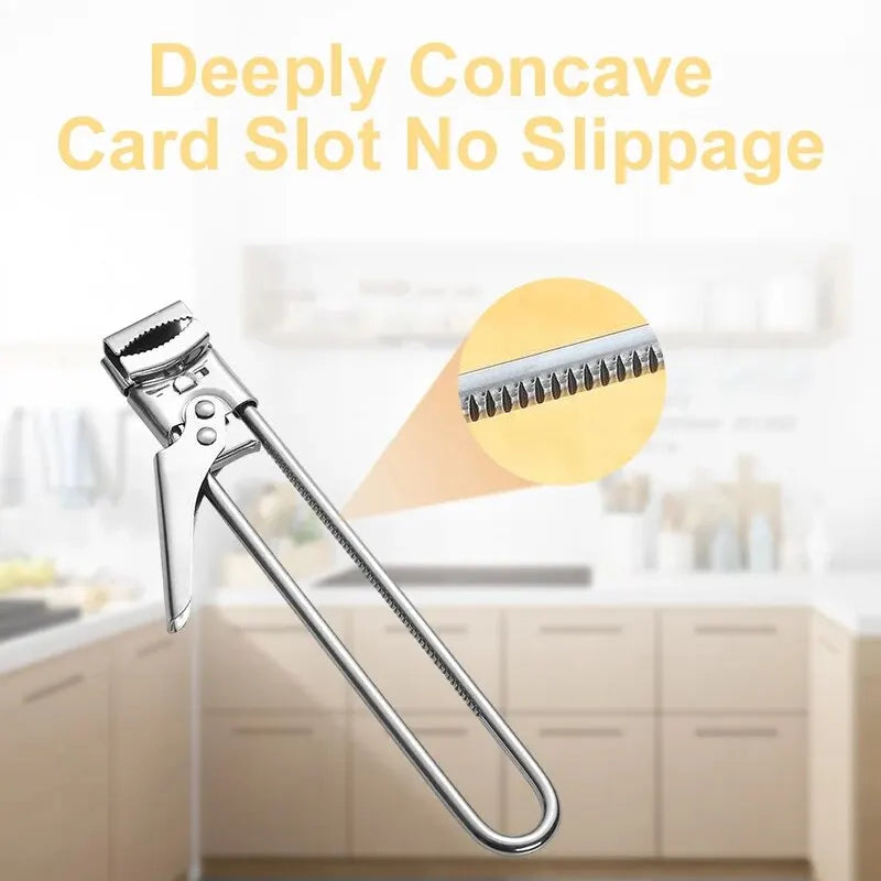 BowLift | Adjustable Stainless Steel Bottle Opener | Non-Slip Bottle Opener | New Kitchen Gadget
