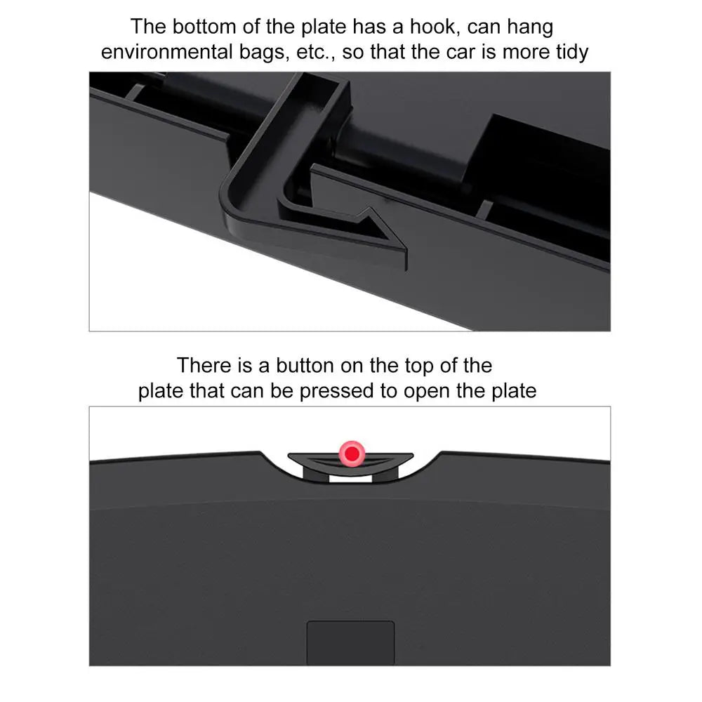 BowLift | Multipurpose Foldable Car Headrest Tray