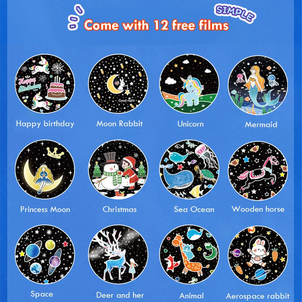 BowLift | Magical Bunny LED Night Light Projector