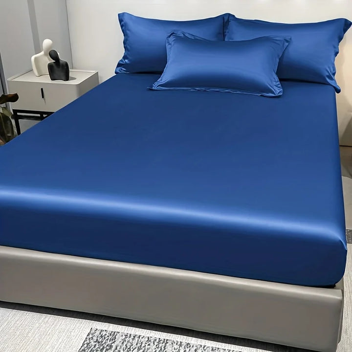 BowLift | SatinDreams Luxury Fitted Sheet | Silky Satin Bed Sheet | Breathable & Cooling | Wrinkle-Free | Easy Care
