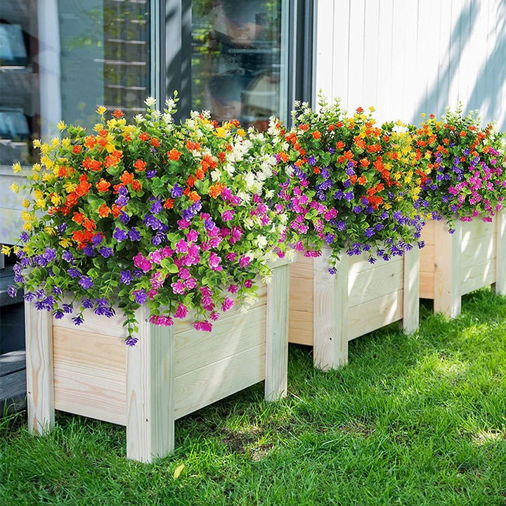 BowLift | Artificial Flowers FloraSun | UV-resistant & Weatherproof | Hanging Decorative Plants for Garden & Balcony | Easy Care & Evergreen