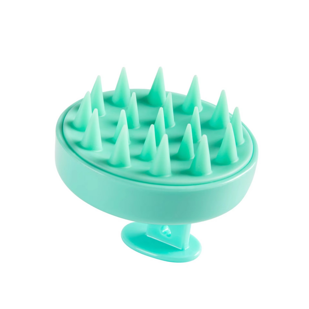 BowLift | Wheat Straw Silicone Scalp Massage Shampoo Brush with Soft Silicone Bristles