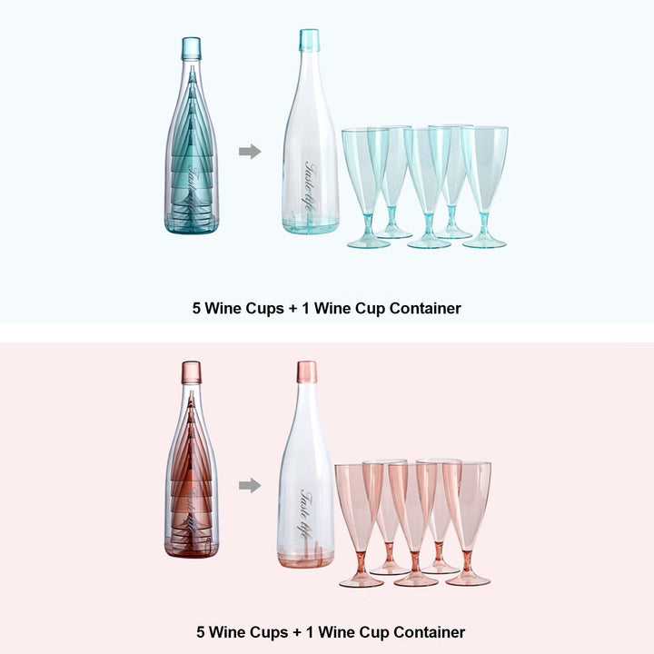 BowLift | Creative Detachable Drink Glasses with Bottle