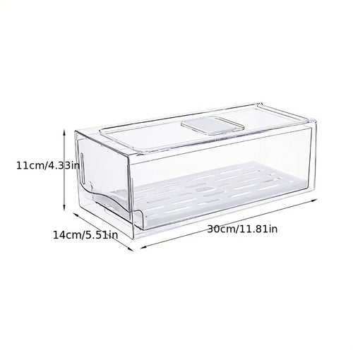 BowLift | Frigova FreshSlide Refrigerator Storage Box | Drawer System for Meat, Eggs & Vegetables | Space-saving & Fresh-keeping