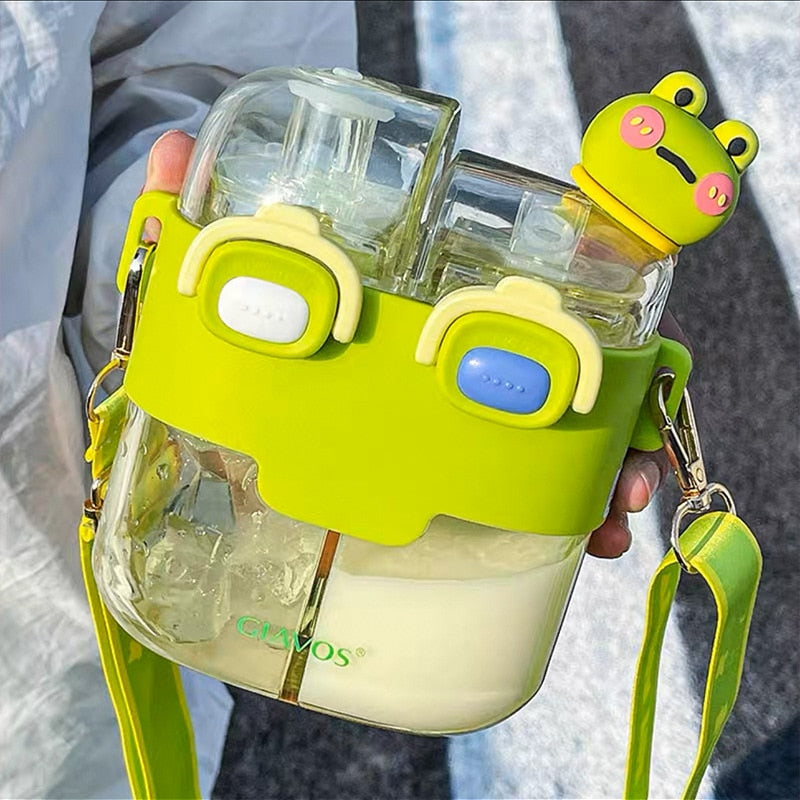 BowLift | Double-Bin Drink More Kids Water Bottle