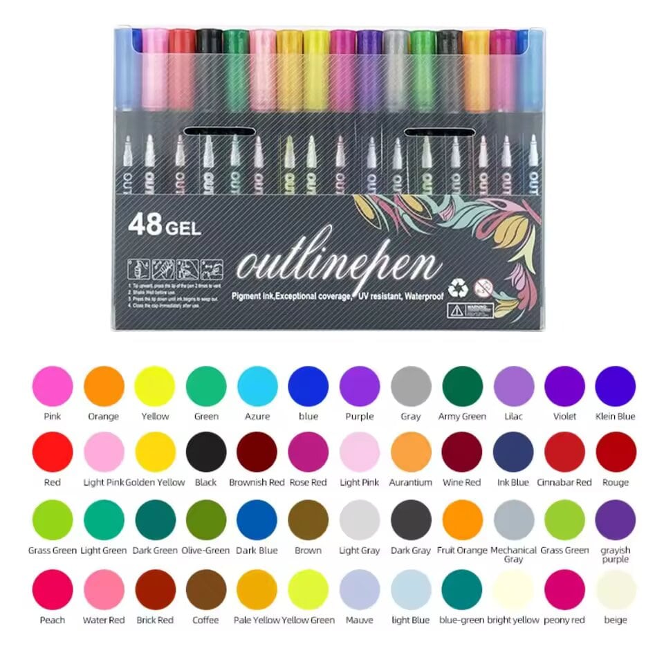 BowLift | SparkleMagic: Dual-Color Pens