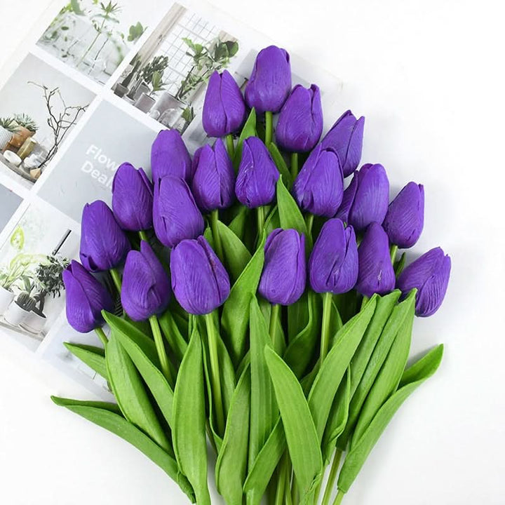 BowLift | Artificial Tulip Bouquet with Realistic Lifelike Flowers