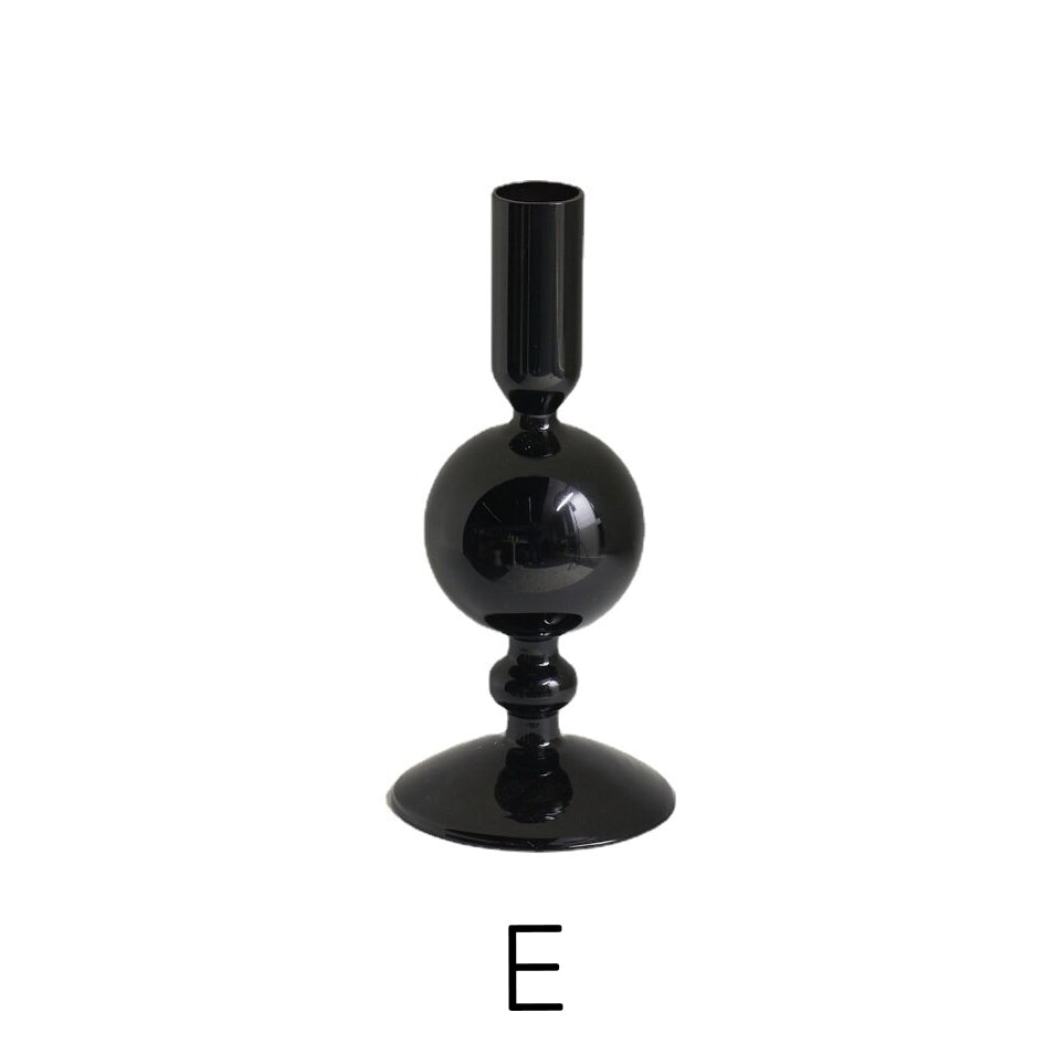 Amber Modern Glass Candle Holder | Bowlift