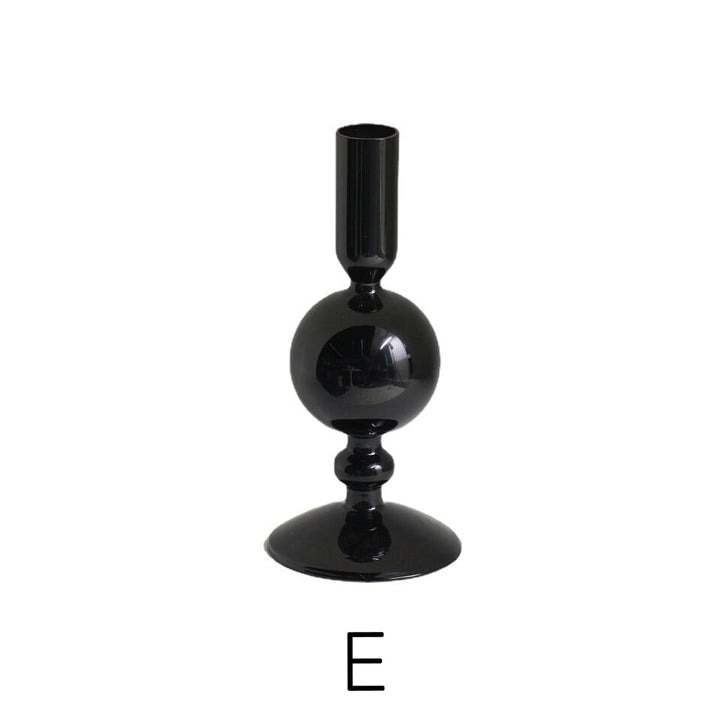 Amber Modern Glass Candle Holder | Bowlift