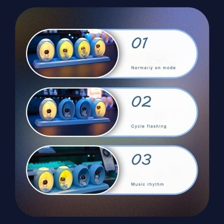 BowLift | Space Capsule Voice Control Colorful Night Lamp