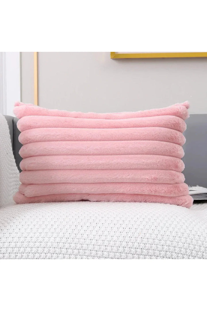 White plush pillow cover | Bowlift