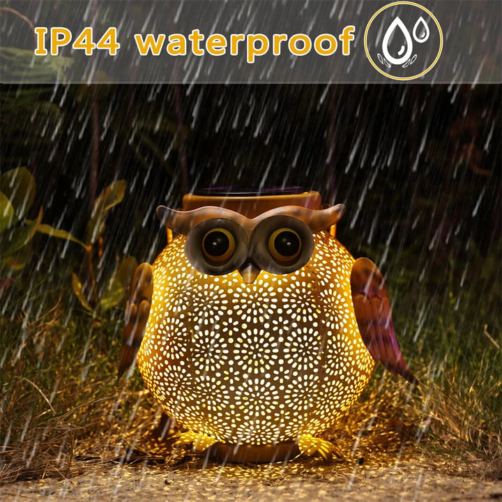 BowLift | SolaZoo Animal Lantern | Solar Light for Outdoors | Handmade & Weatherproof | With Battery & Twilight Sensor