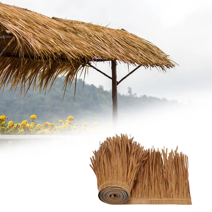 BowLift | Palmora Palm Roof Mat | Tropical Look for Garden & Balcony | UV Resistant & Cuttable | 100×50 cm