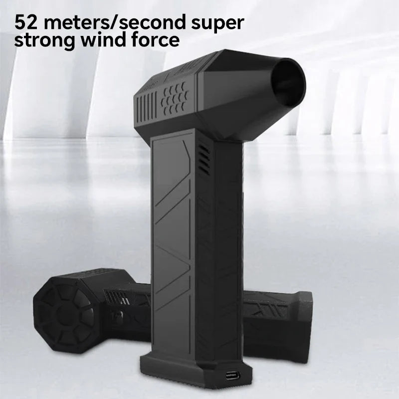 High-Speed Turbofan | Violent Fan with High Air Volume | Brushless Charging Handheld Outdoor Car Fan | Bowlift