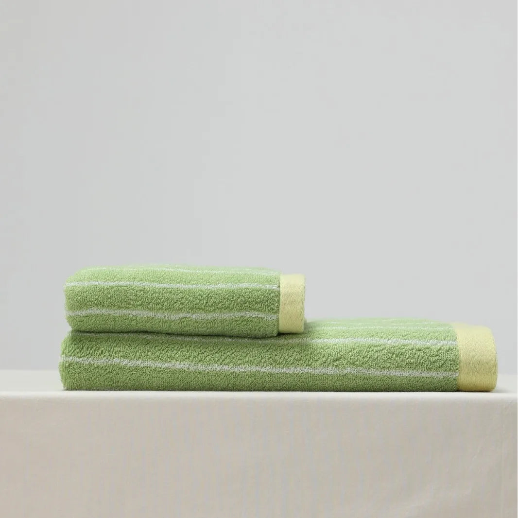 Stripe Pattern Cotton Towel | Bowlift