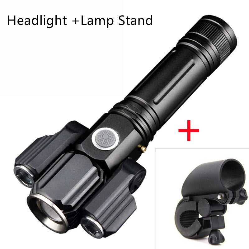 BowLift | Three Head Rechargeable Rotatable Flashlight