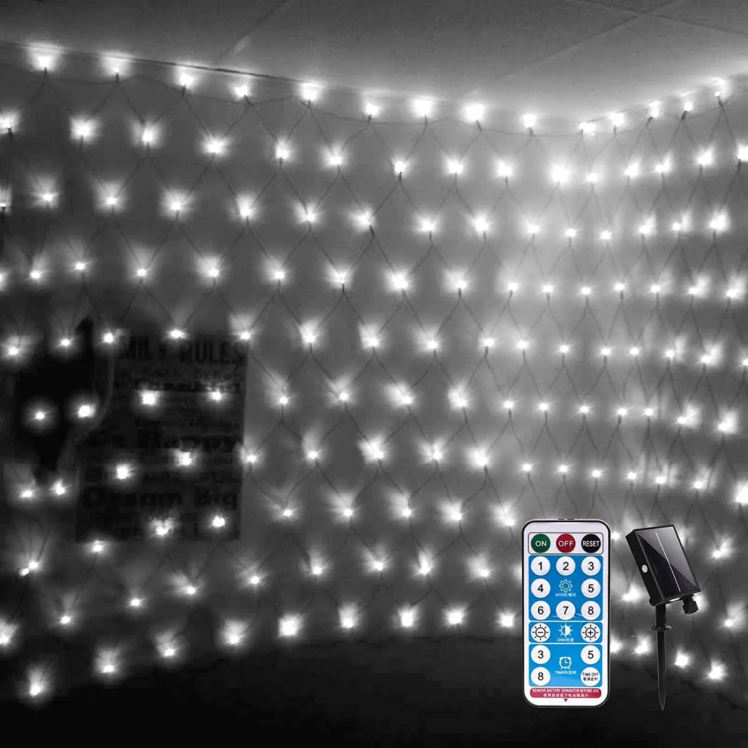 LED light net for outdoor and indoor – Colored Christmas lighting net | Bowlift