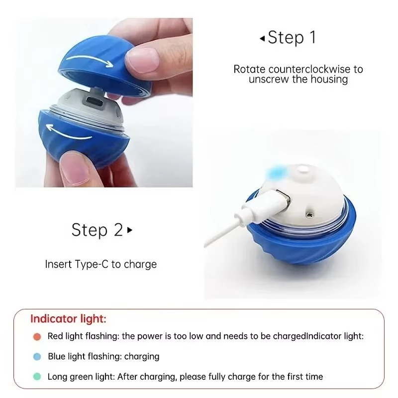 BowLift | USB Rechargeable Interactive Pet Toy Ball for Dogs and Cats