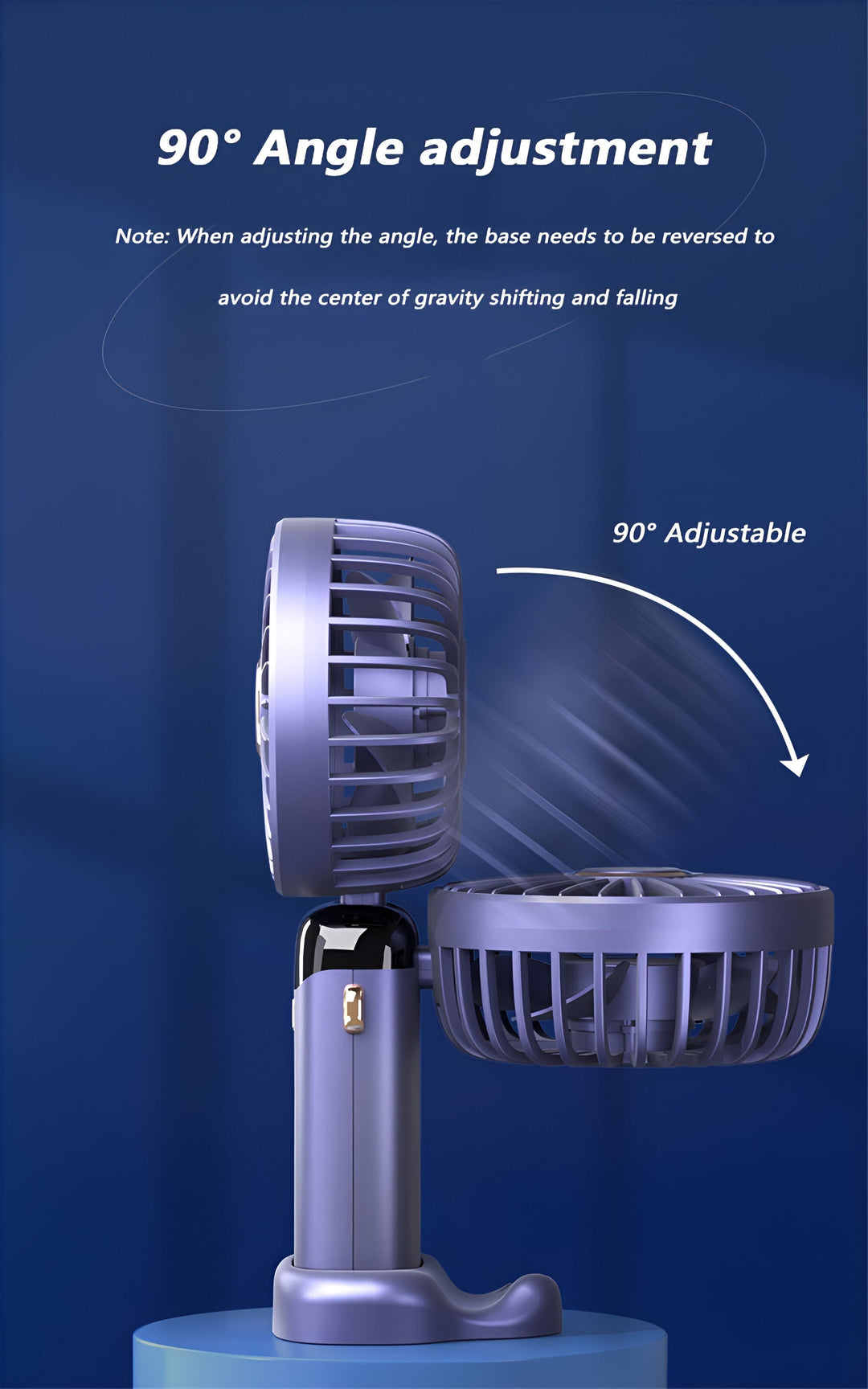 BowLift | Powerful Handheld Fan – Rechargeable Mini Fan for Instant Cooling