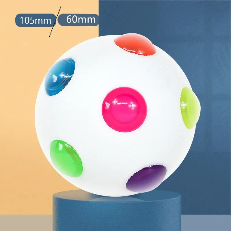 BowLift | Dog Toy GlowPaw Ball | LED Light Ball | Elastic & Bite Resistant | For Dogs, Cats & Children