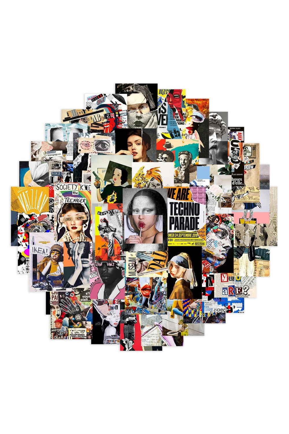 Art Sticker Collection 10/30/50 pcs. | Bowlift