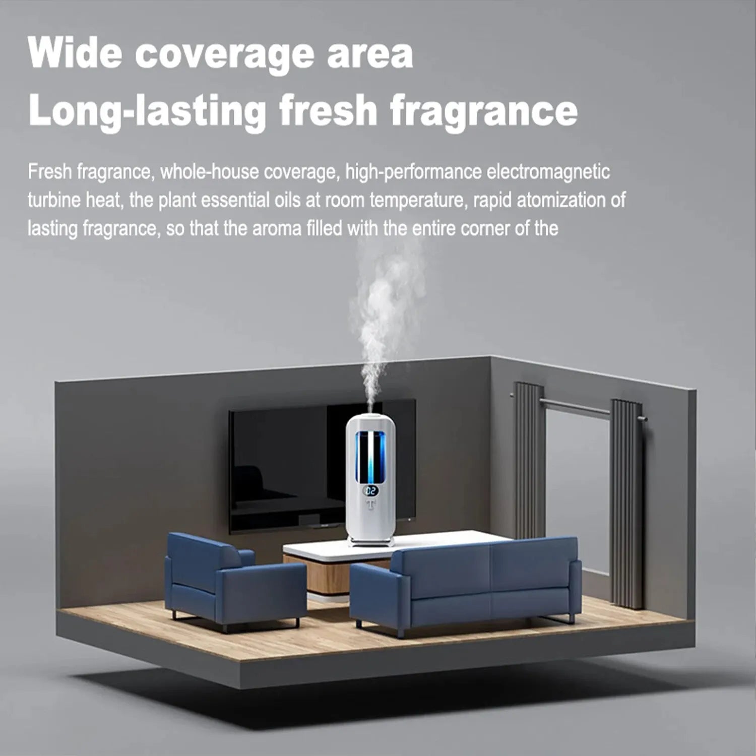 BowLift | 5 Modes rechargeable essential oil diffuser