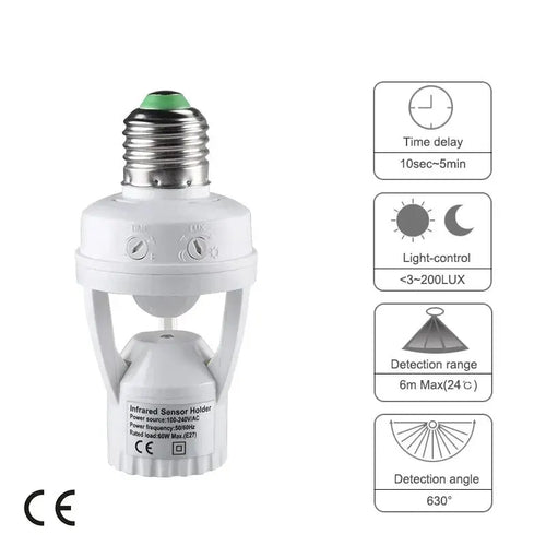 BowLift | Motion-Activated Adjustable Smart Light Socket