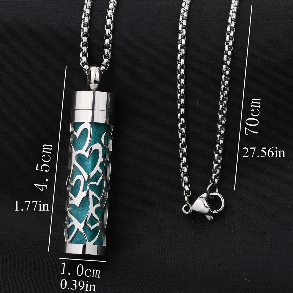 BowLift | Perfumed Pendant Necklace | Stainless Steel | Interchangeable Aroma Discs