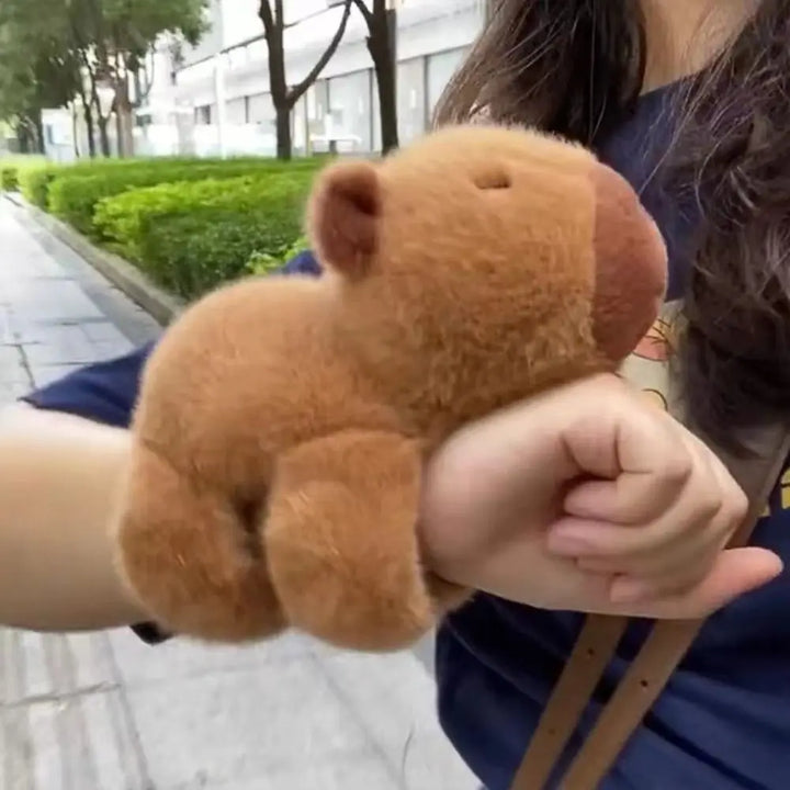 BowLift | Cuddly Capybara Cozy Wrap Sleeve Plush Band