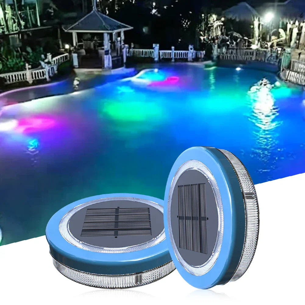 BowLift | AquaLuxe Sun Pool Light | Floating, waterproof and atmospheric blue LED light
