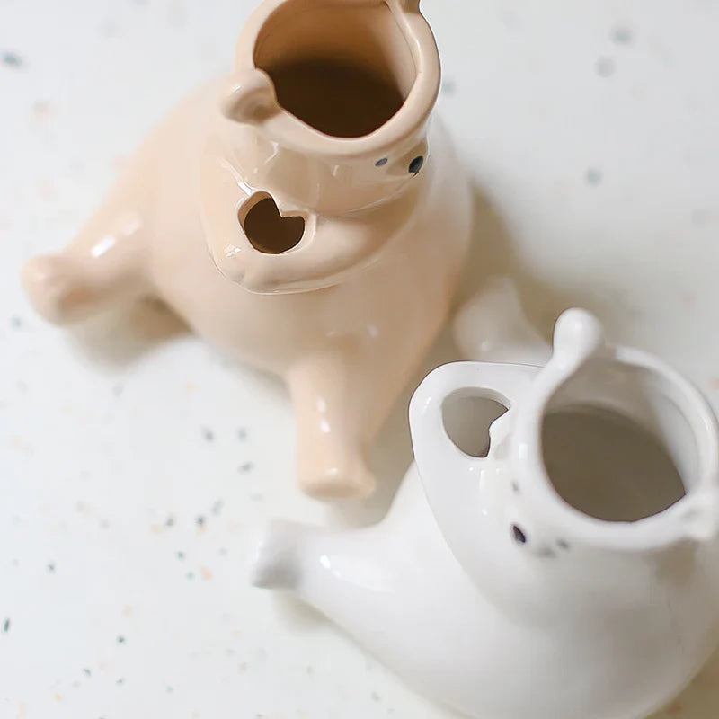 Bear with Flower Vase | Bowlift