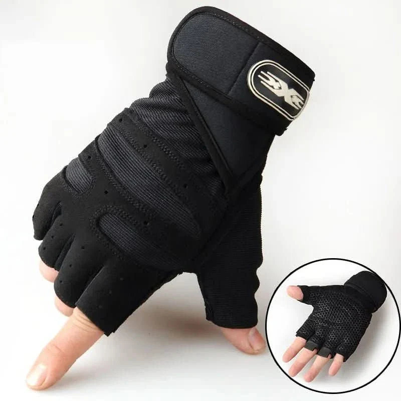 BowLift | Shock-resistant training gloves with wrist support | For weight training, fitness & cycling