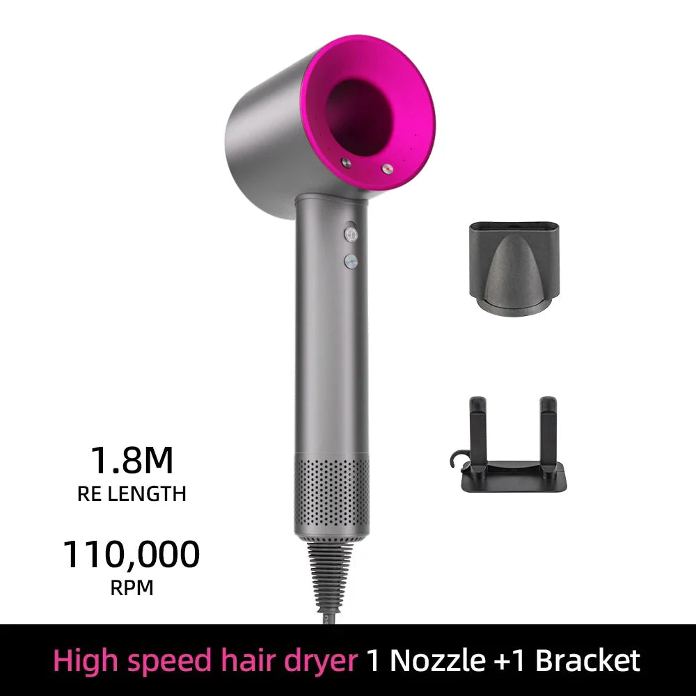 BowLift | Ion Hair Dryer | 200 Million Negative Ions | Intelligent Temperature Control | 110,000 RPM