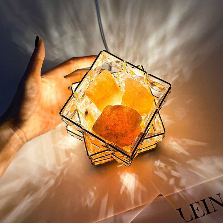 Crystal Room Mood Ambient Geo Shimmer Cube Light | Bowlift