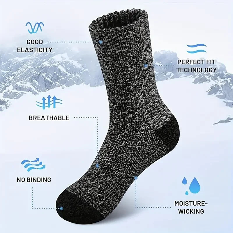 BowLift | Extra Warm Merino Wool Socks For Hiking Unisex 38-46