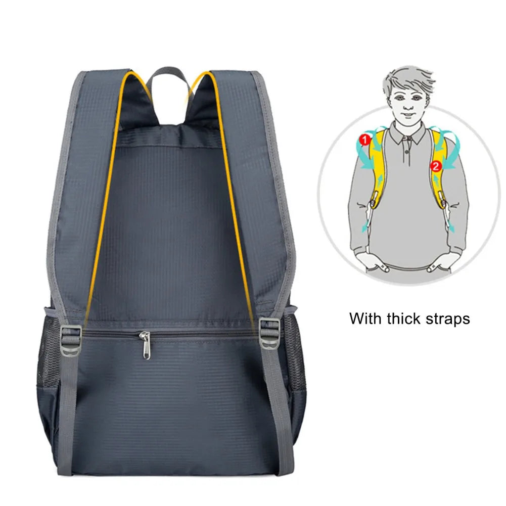 BowLift | Trekparo Collapsible Backpack | 30L Ultralight & Waterproof | For Hiking, Camping & Travel | Unisex Daypack