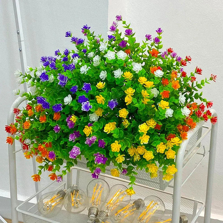 BowLift | Artificial Flowers FloraSun | UV-resistant & Weatherproof | Hanging Decorative Plants for Garden & Balcony | Easy Care & Evergreen