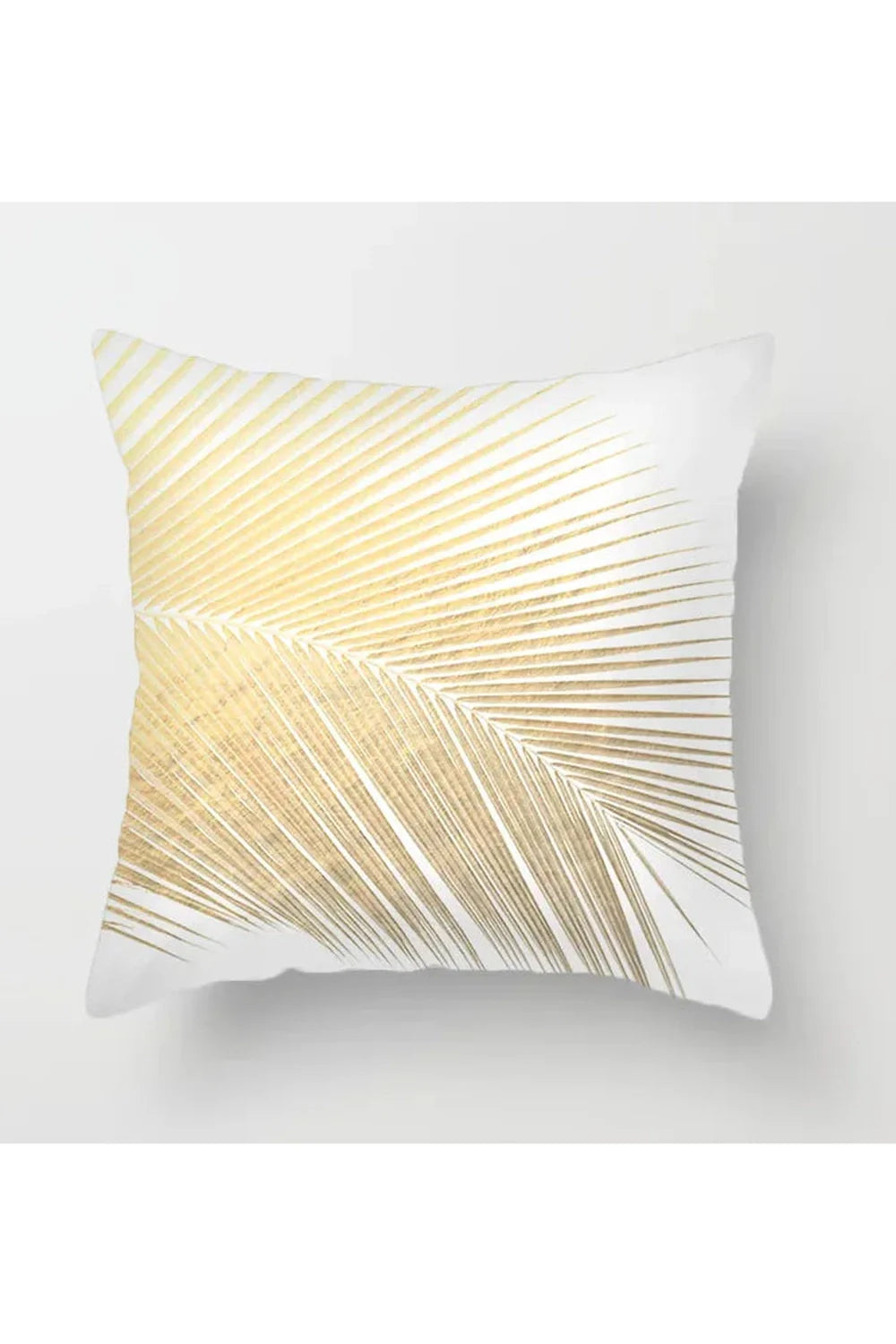 Yellow Leaf Polyester Pillowcase | Bowlift