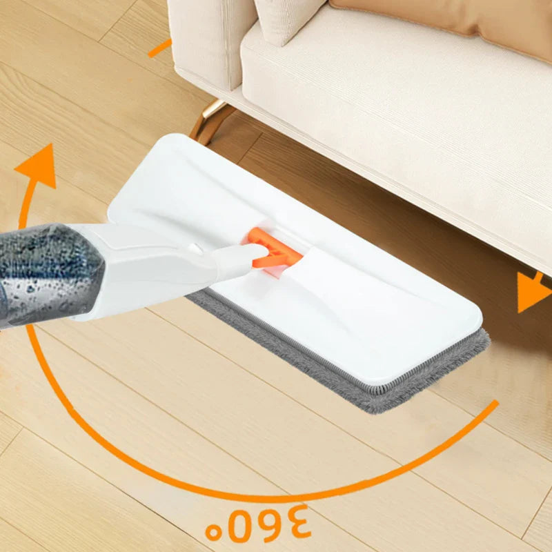 BowLift | Sprayvia Spray Mop with Microfiber Head | 360° Swivel Joint | Flat Mop System | Reusable & Eco-Friendly