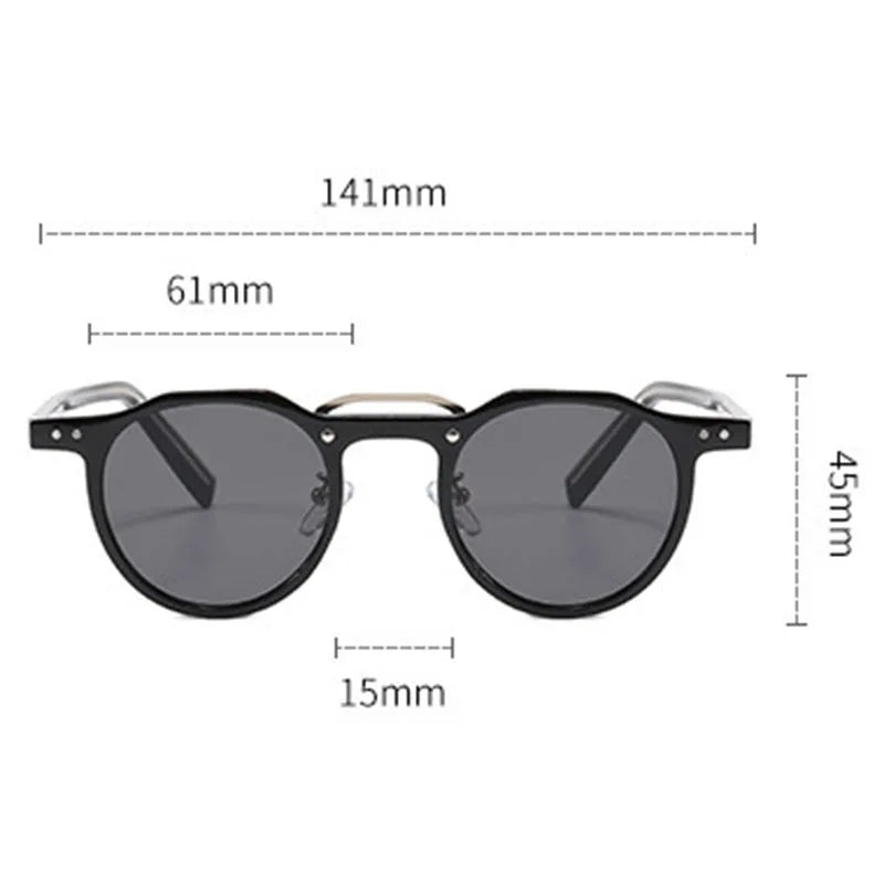 BowLift | Retro Sunglasses | UrbanRay Stark Vintage Vibe | UV400 Protection | Scratch-Resistant Lenses | Unisex