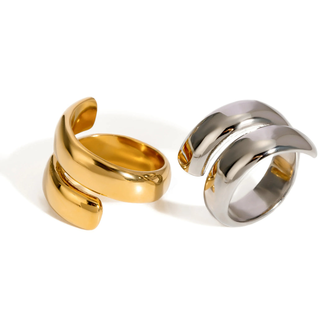 BowLift | 18k Modern Wrap Around Flat Ring