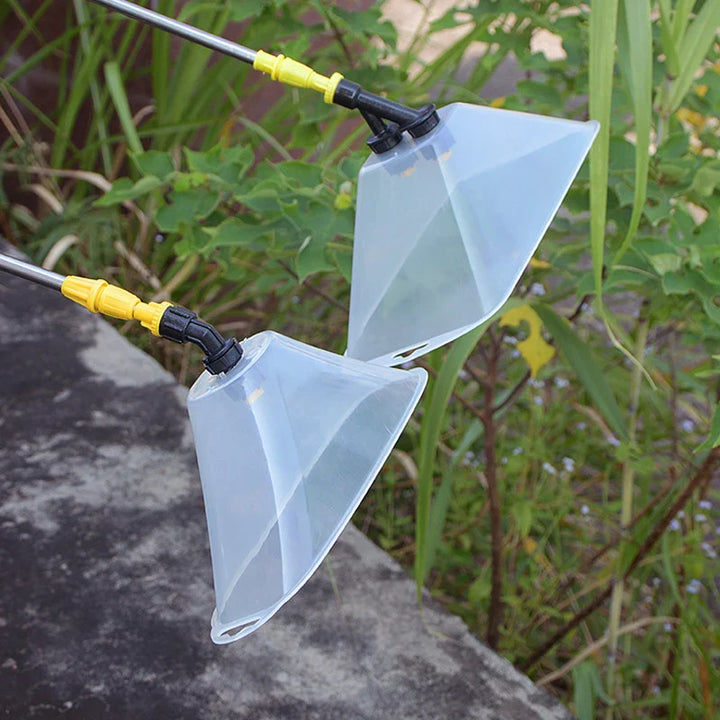 BowLift | SprayoFan Wind Protection Nozzle | Windproof Spray Head Cover for Garden Sprayers | Fan Nozzle for Targeted Watering