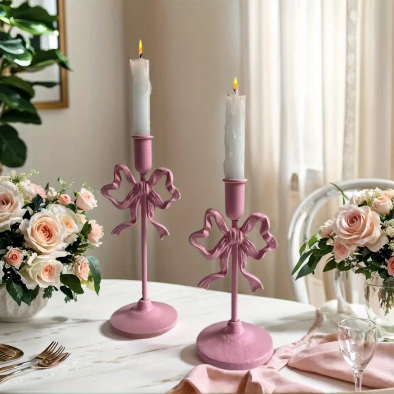 French Wrought Iron Candle Holder | Bowlift