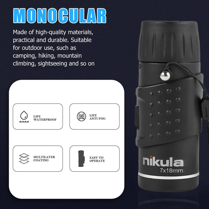 BowLift | Camping Mini Coated Monocular Telescope